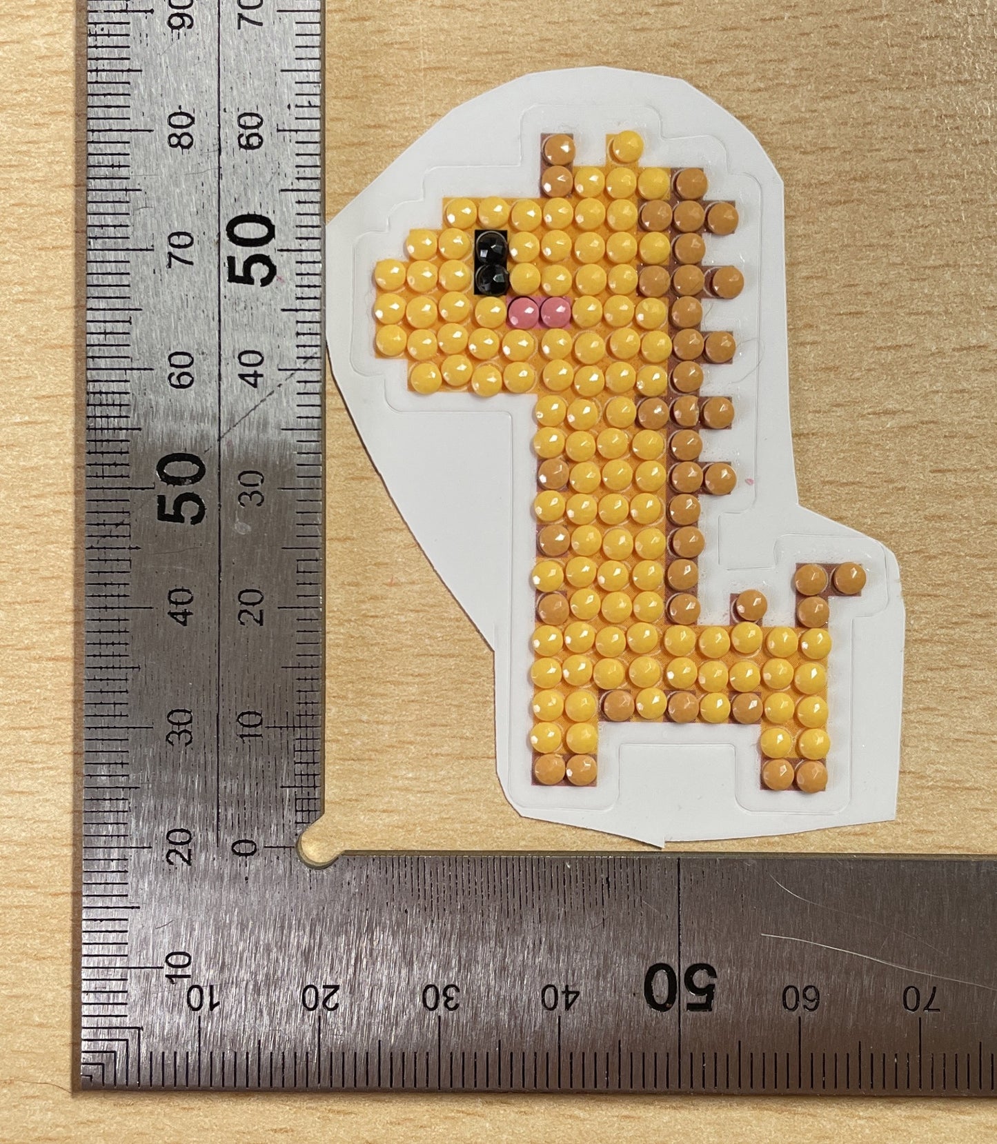 Small Giraffe Diamond Art Sticker