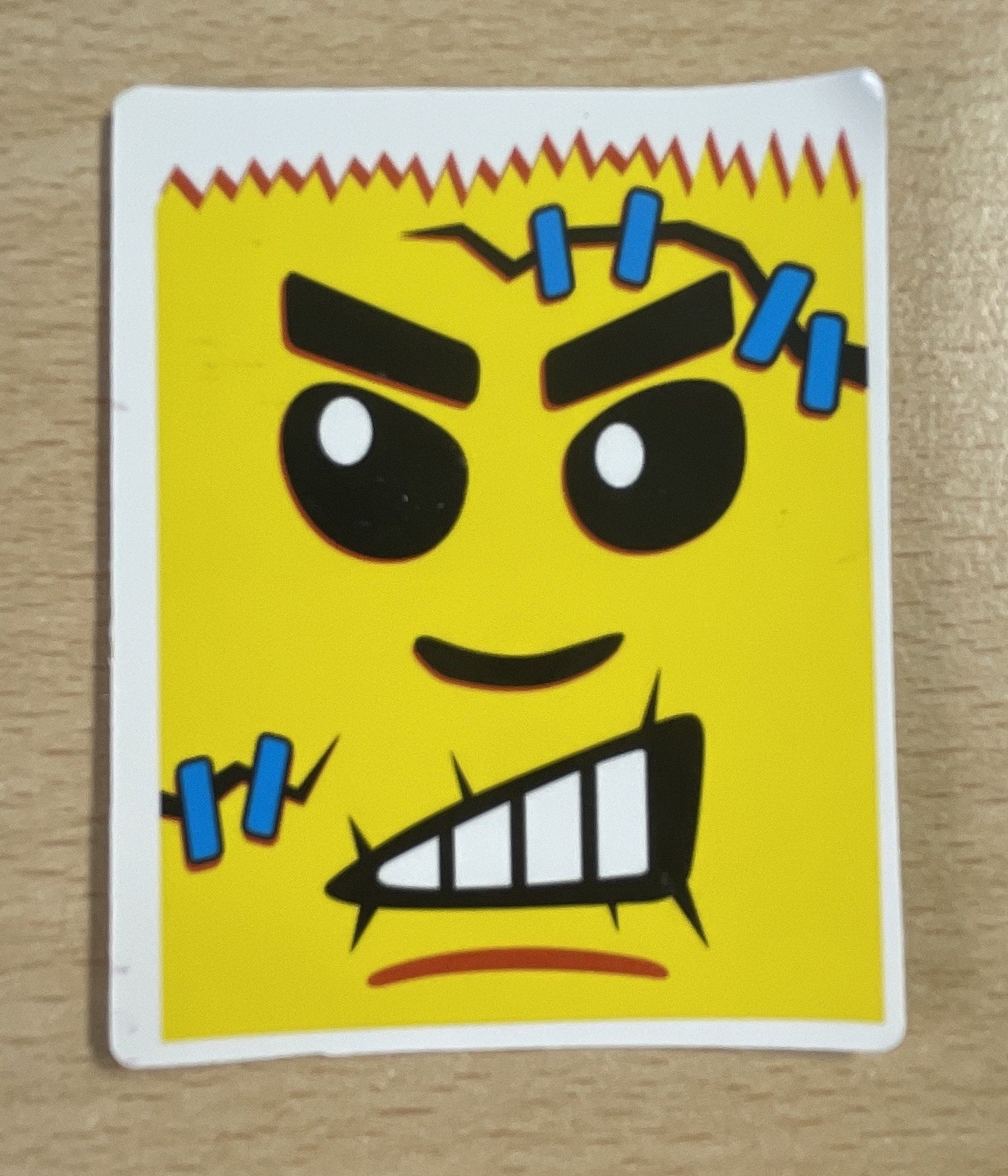 Yellow Face Sticker