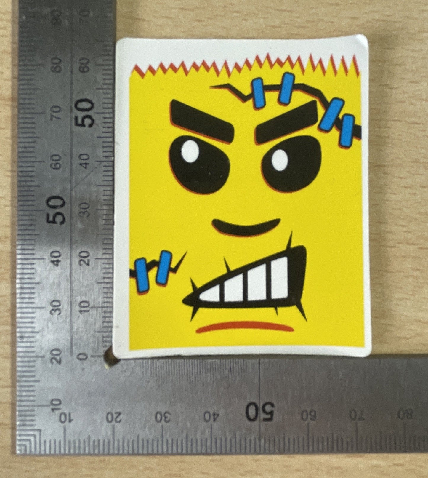 Yellow Face Sticker