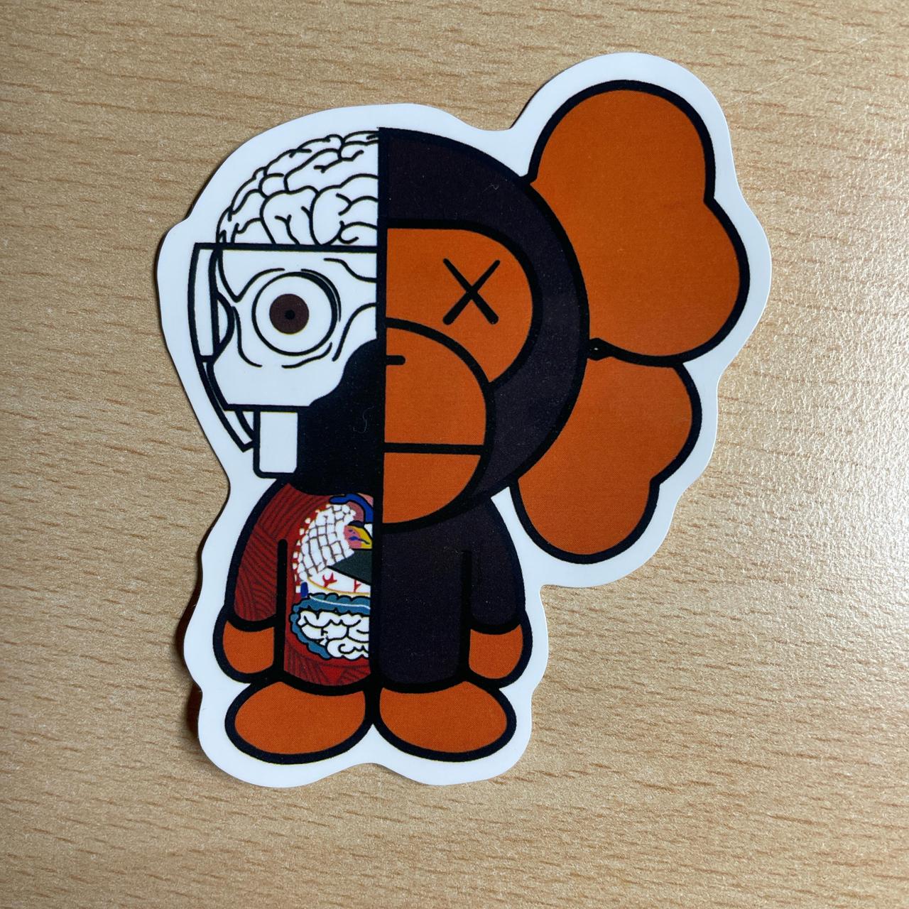BAPE x Frankenstein sticker