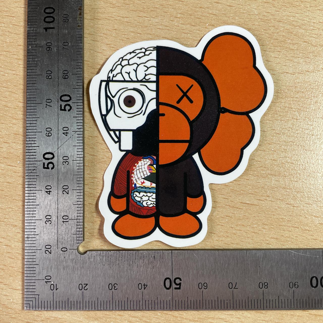 BAPE x Frankenstein sticker