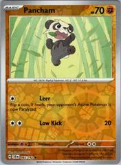 Pancham [Reverse Holo] #85 Pokemon Stellar Crown