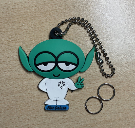 Keychain Charm Green Alien