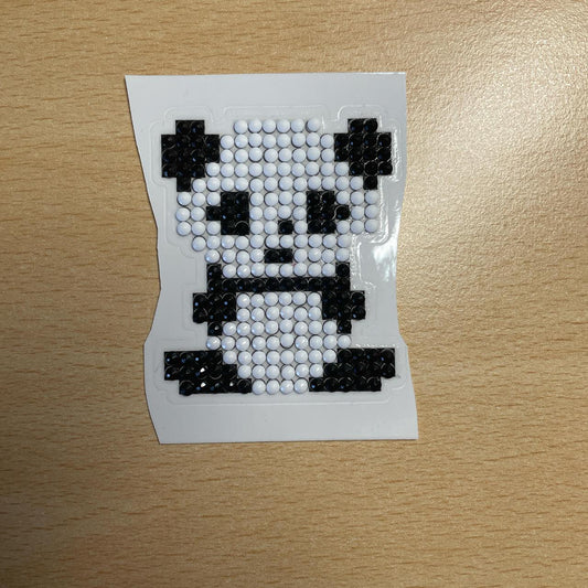 Panda Diamond Art Sticker