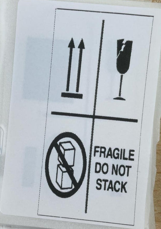Fragile do not stack loose Labels X25