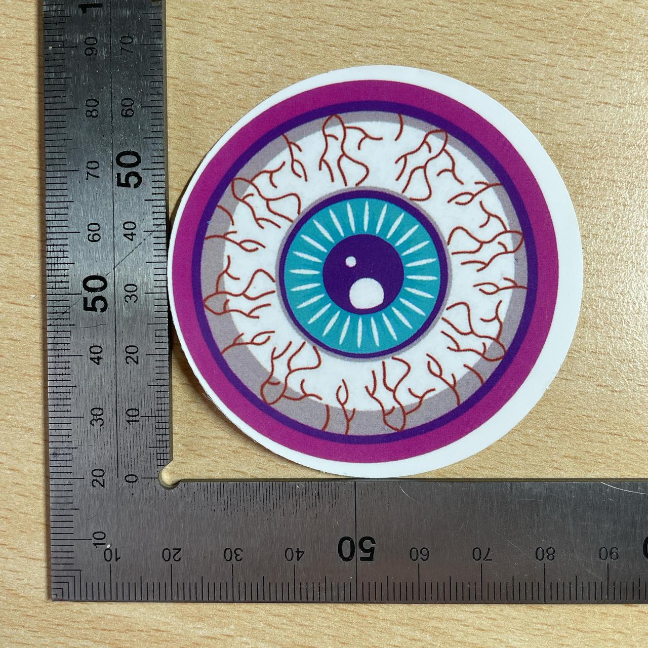 Purple and blue eye sticker #stickers