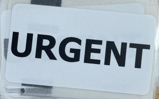 Urgent Loose Labels X25