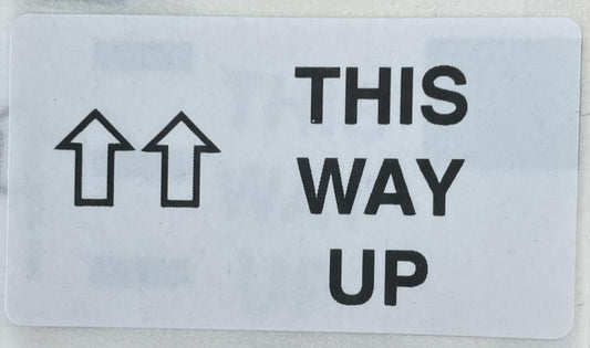This way up loose Labels X25