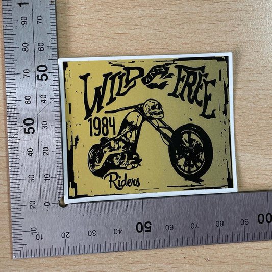 1984 Wild Free Riders sticker