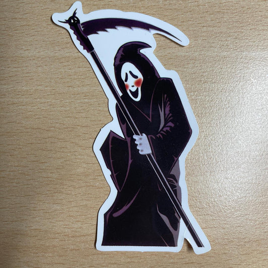 Ghost face grim reaper sticker #stickers