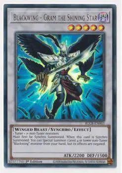 Blackwing - Gram the Shining Star [HOLO] BLCR-EN063 YuGiOh Battles of Legend: Crystal Revenge